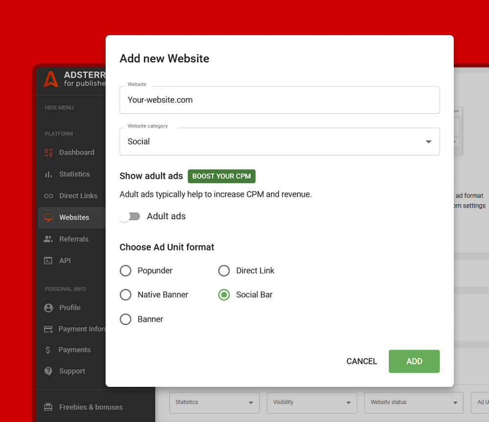 How to put Banners on a website?